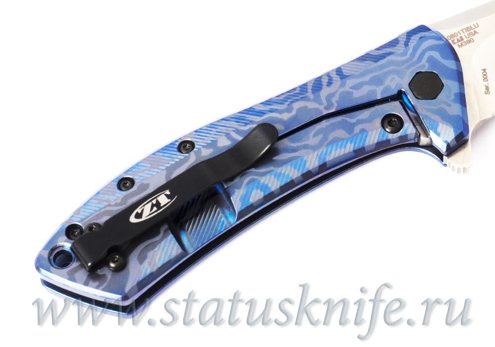 Нож Zero Tolerance 0801TIBLU First 4 Rexford