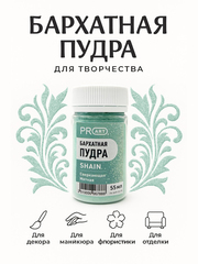 Бархатная пудра SHAIN №54, Сверкающая мятная, 55 мл.,ProArt