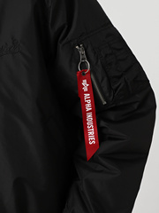 Бомбер Alpha Industries MA-1 Oxford Logo Black (Черный)