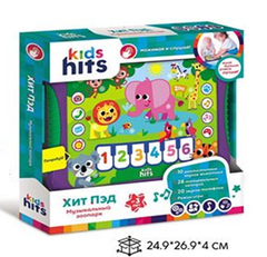 Детский планшет Музыкальный зоопарк, звуки живот, 28 песен, игры 28*29