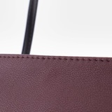 Сумка Саломея 620 гладкий бордо + черный