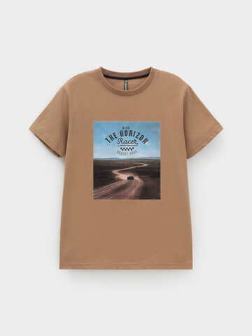 фуфайка  для мальчика  КР 302840/коричневый 1038 к586