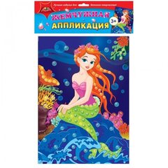 
          Аппликация жемчужная Апплика, 370х220х50 мм, пакет с европодвесом, "Русалочка"