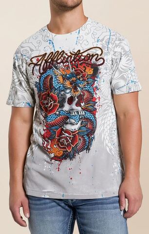 Affliction | Футболка мужская Nocturnal Tide Tee A28182 перед