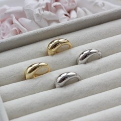 Швензы гладкие 19*7 мм с французским замком, родий, Ш112