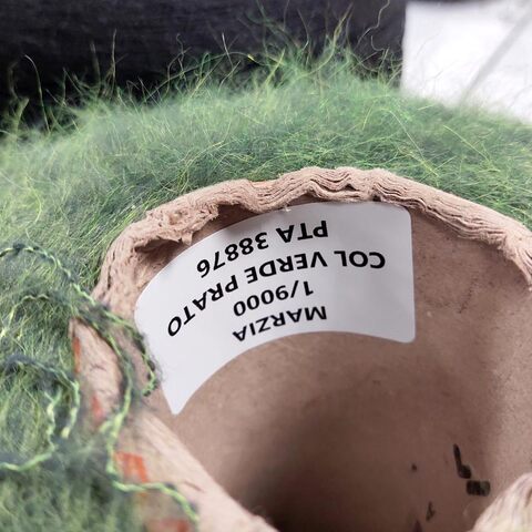 Кидмохер на полиамиде PURA LANA ITALIA / MARZIA 900 желто-зеленый меланж