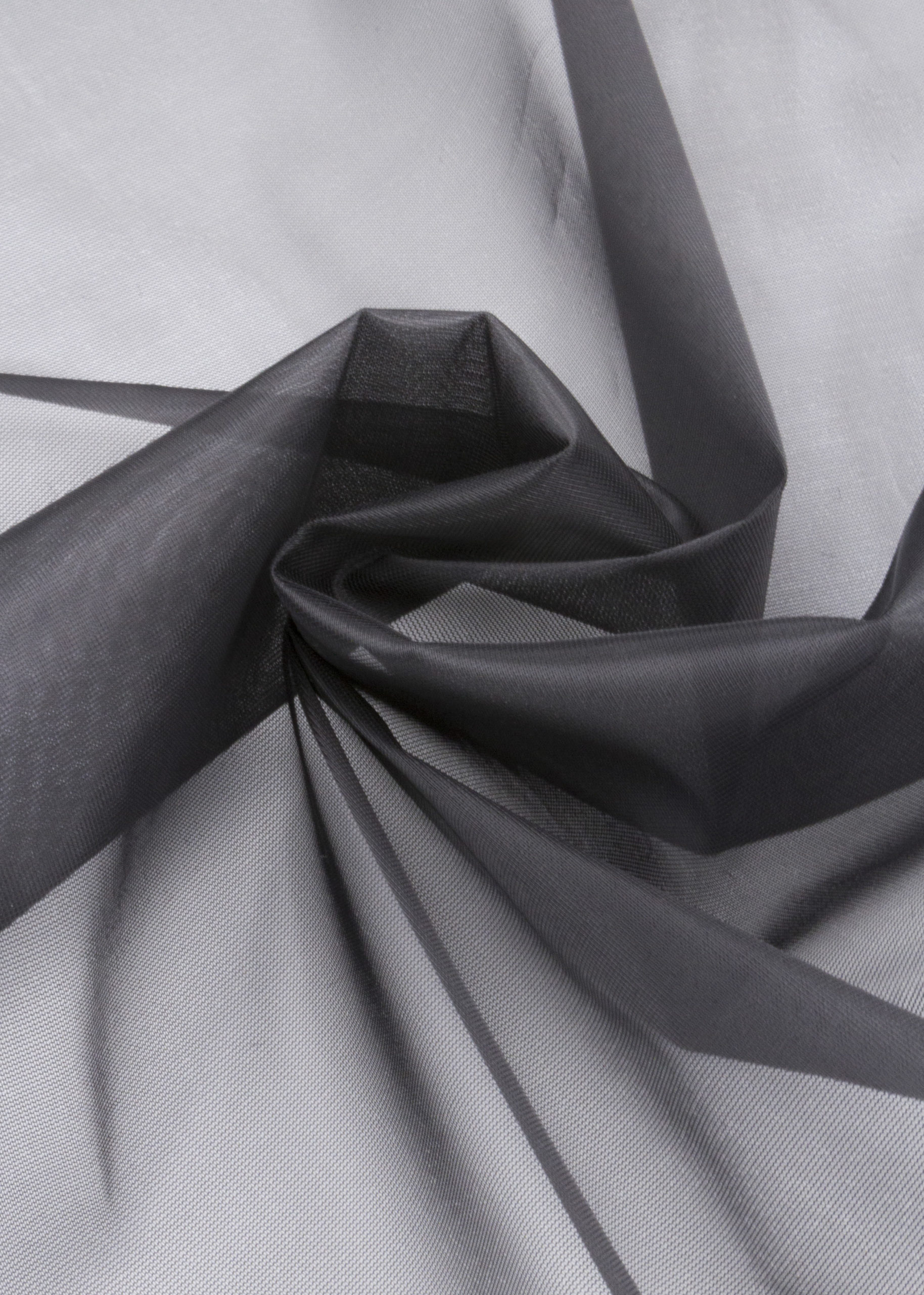 Сетка корсетная черная жесткая неэластичная отрезами (Турция)