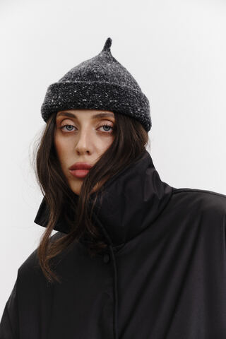 Шапка Бини | Серый меланж