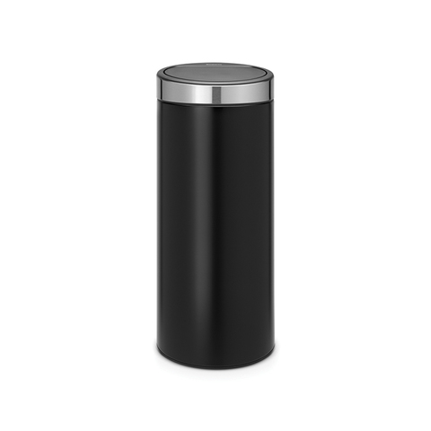 Мусорный бак Touch Bin new 30л Brabantia Черный матовый