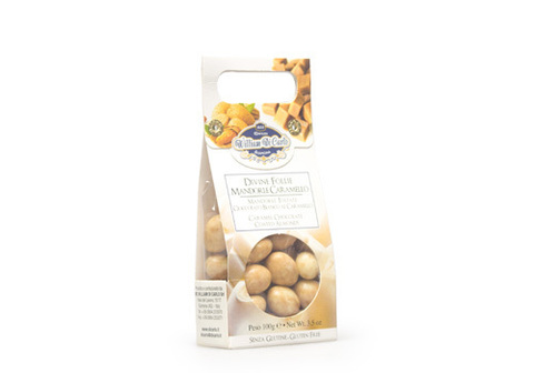 Конфеты с миндалем в белом шоколаде Willam di Carlo, 100г