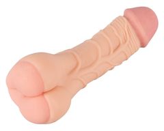 Телесная насадка-мастурбатор 2-in-1 Extension Masturbator - 21 см. - 