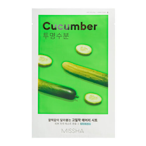 Missha Airy Fit Sheet Mask Cucumber - Маска для лица с экстрактом огурца