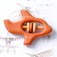 Погремушка - грызунок Самолетик Леснушки