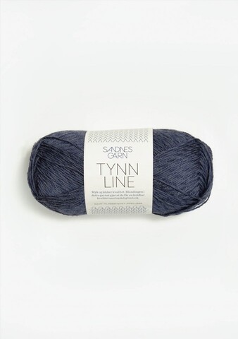 Пряжа Sandnes Garn Tynn Line 6061 темно-синий