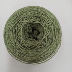 100% шерсть арт British wool фабрика Transilana - Зелёный чай 450м/100гр