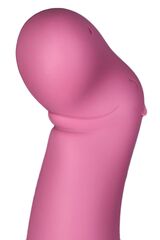 Вибратор Satisfyer Vibes Petting Hippo с загнутым кончиком - 22,9 см. - 