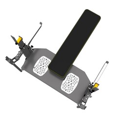 Скамья-стойка для жима лежа со страховочными упорами DHZ A-3146