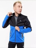 Утеплённая лыжная куртка ArsWear Active Black/Blue мужская