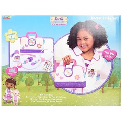 Дисней Доктор Плюшева набор Белый чемодан с цветочками