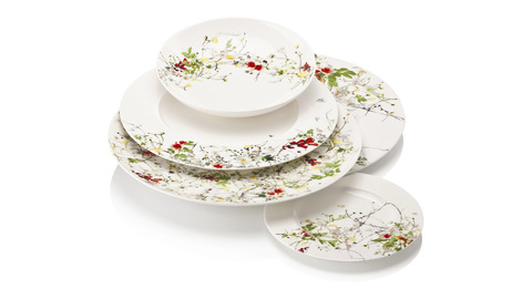 Тарелка для закусок с бортом 23см Rosenthal Дикие цветы