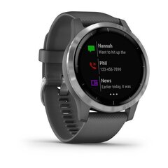 Смарт часы Garmin Vivoactive 4, Shadow Gray/Silver