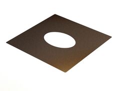 Лист проходки 45 TMF 680х680 ф220, черная бронза