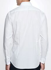 Сорочка мужская Seidensticker Shaped Fit 01.021006-01 из поплина белая, под запонки