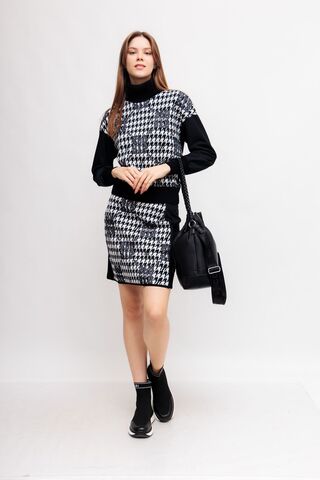 Marc Cain Sports Свитер с хлопком в узор 
