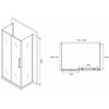 Abber Schwarzer Diamant AG30120MH-S70M-S70M Душевой уголок, 120x70x195