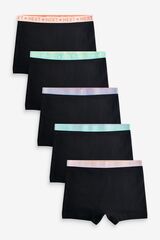 Трусы-шорты для девочки Next C30-155, 5 шт., Черный