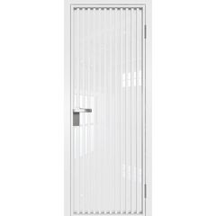 Алюминиевая дверь 11AG вайт остеклённая
