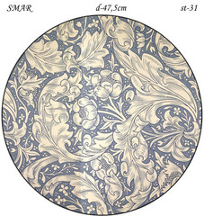 Эскиз для росписи, Круг диаметр-47,5см, SMAR-st-31