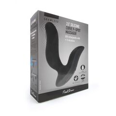 Черный вибромассажер простаты 3,5’’ Curve P-spot Massager - 12 см. - 
