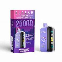 ELF BAR RAYA D3 - Blackberry Cranberry (5% nic)