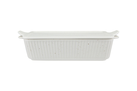 Форма для запекания с крышкой 28х20см Maxwell & Williams Speckle молочная в крапинку