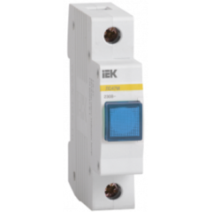 Лампа сигнальная ЛС 47 синий   MLS20-230-K07