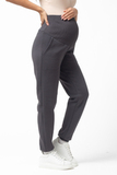 Утепленные спортивные брюки для беременных 14134 темно-серый
