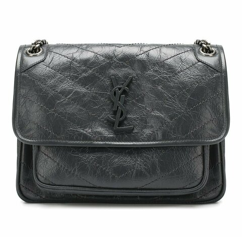 Сумка Saint Laurent Niki Medium темно-серый