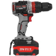 Дрель-шуруповерт аккум ударн. P.I.T. PSB20H-13C/2 (20В/2*4Ач, БЗП13мм, 110Нм, кейс)
