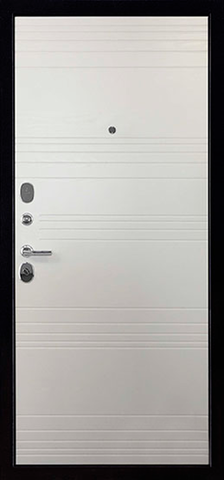 Теплая дверь входная Двери регионов Министр, 2 замка, 1,5 мм металл, (шоколад горький+кантри горизонт) #3