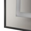 BelBagno SPC-KRAFT-1400-800-SENS-AL Зеркало в алюминиевой раме со встроенным светильником и сенсорным выключателем по периметру рамы, SPC-KRAFT-1400-800-SENS-AL, 1400x800x32 мм