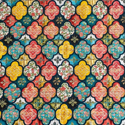 ПРЕДЗАКАЗ, ФИГУРНЫЙ ПЭЧВОРК, 100% хлопок