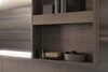 Зеркало с подсветкой Geberit Citterio, боковая полка: B=133.4см, H=58.4см, Серо-коричневый дуб  / Меламин, древесная структура