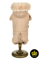Royal Dog комбинезон зимний Elegant Premium пудровый для девочек S,M,L