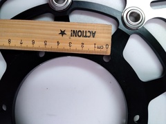 Передние тормозные диски ARASHI для Honda CBR600RR 03-12, CBR1000 RR 04-05 / черные