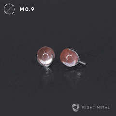 Ball 3-Prongs 4мм Red Smelting Quartz