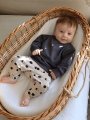 Комплект Mjölk Свитшот Steel Grey/Штанишки Moon Phases