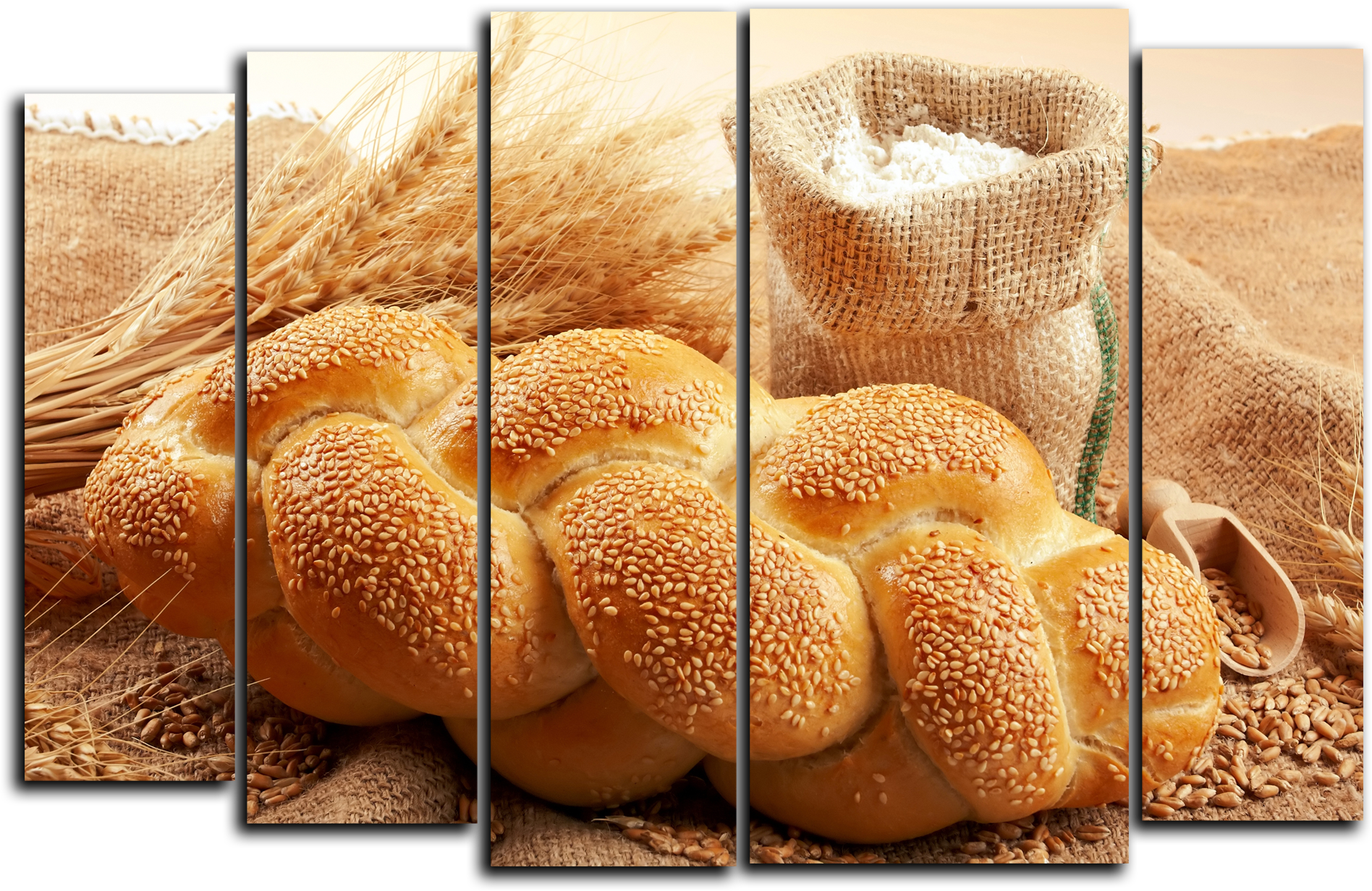 Еда Модульная картина "Свежий хлеб" М459.png
