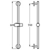 Штанга душевая 60,9 см Ideal Standard IdealRain B9420AA