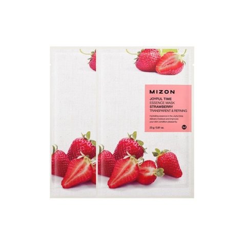 JOYFUL TIME ESSENCE MASK STRAWBERRY TRASPARENT&REFINING